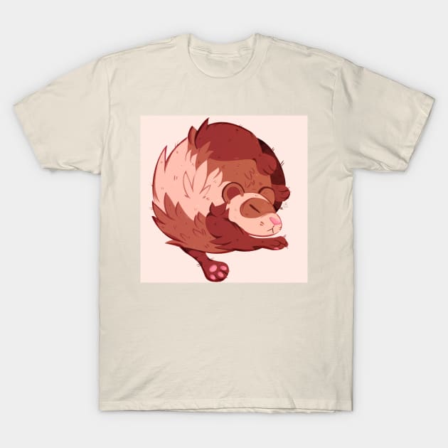 Ferret Circle T-Shirt by SonataStar